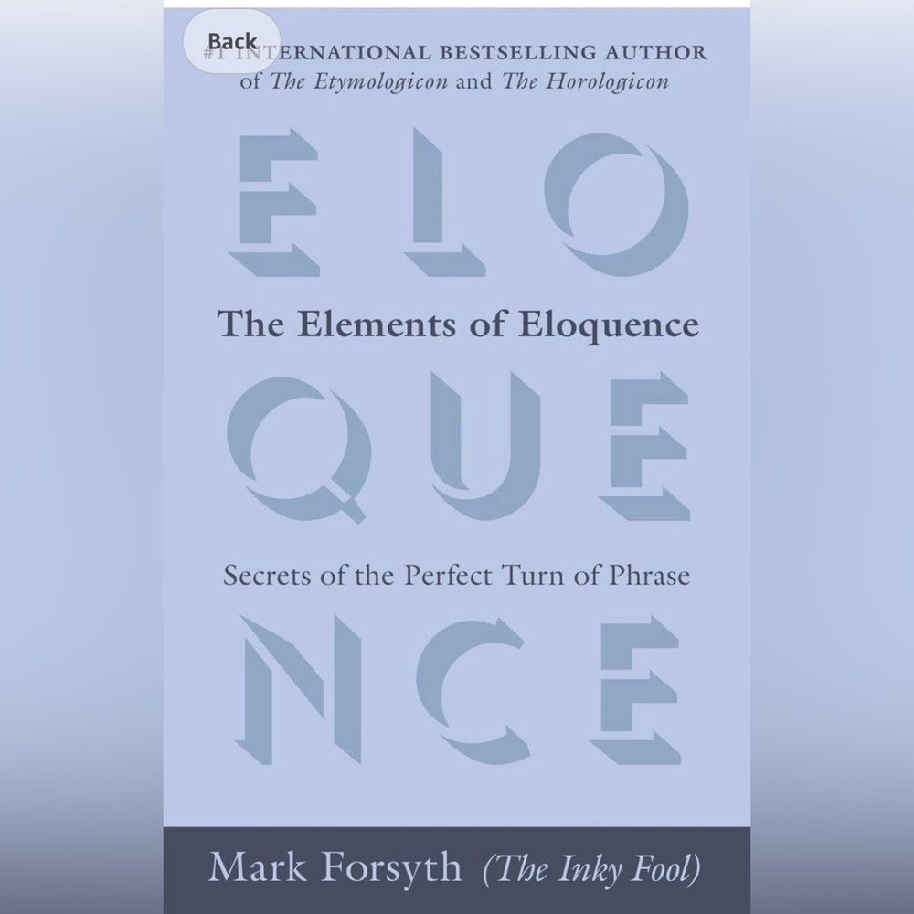 📖 The Elements of Eloquence: Secrets of the Perfect Turn of Phrase